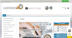 Desktop Screenshot of laborshop24.de