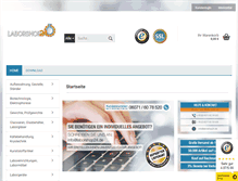 Tablet Screenshot of laborshop24.de